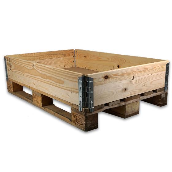 Aufsatzrahmen für Palette 1200x800 mm faltbar